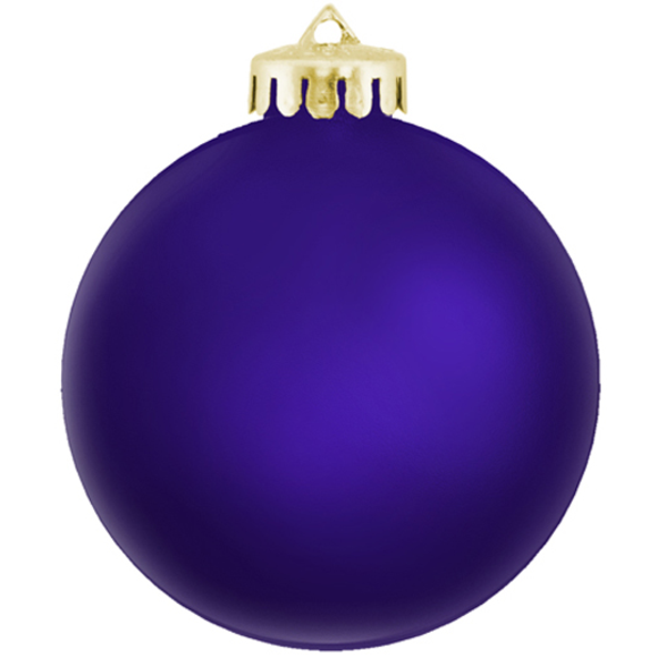 Unbreakable Satin Finish Round Ornament, 3-1/4"