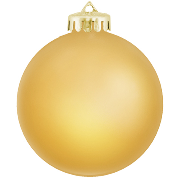 Unbreakable Satin Finish Round Ornament, 3-1/4"