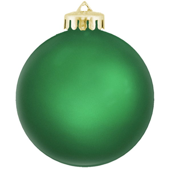 Unbreakable Satin Finish Round Ornament, 3-1/4"
