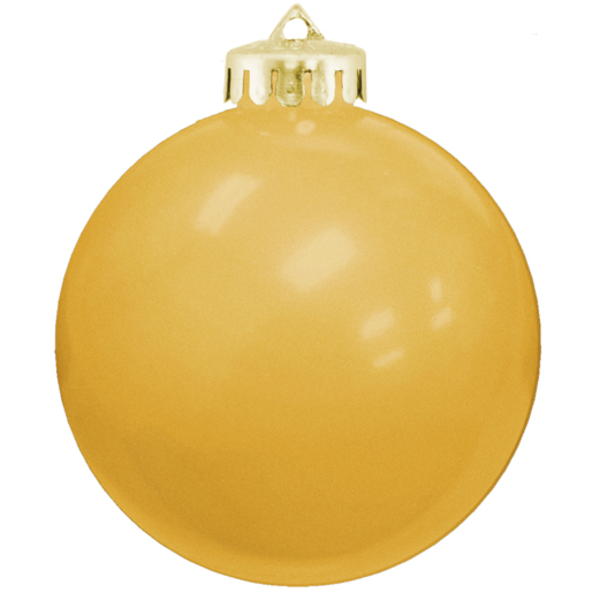 Round Vibrant & Crystal Colored Unbreakable Ornament, 3-1/4"