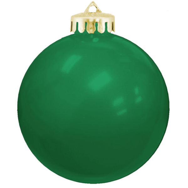 Round Vibrant & Crystal Colored Unbreakable Ornament, 3-1/4"