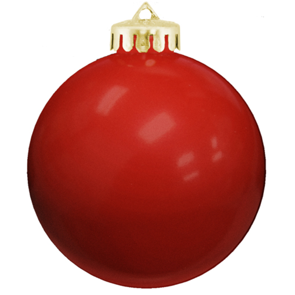 Round Vibrant & Crystal Colored Unbreakable Ornament, 3-1/4"