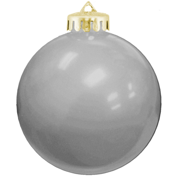 Round Vibrant & Crystal Colored Unbreakable Ornament, 3-1/4"