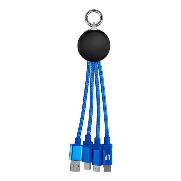 Circular Light Up Logo Cable w/ Type C USB