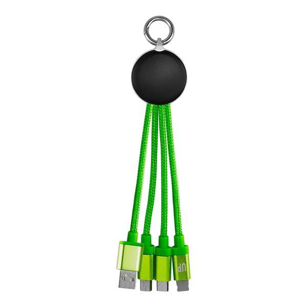 Circular Light Up Logo Cable w/ Type C USB