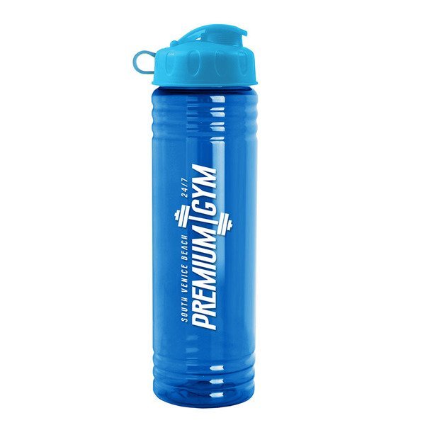 Slim Fit Water Bottle with Flip Lid, 24oz.