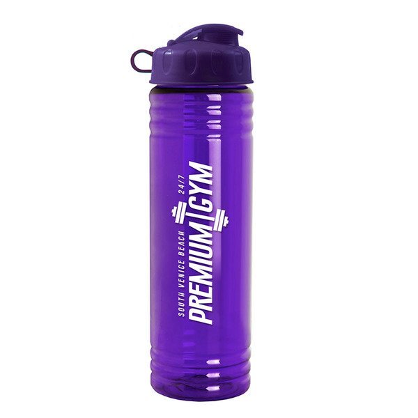 Slim Fit Water Bottle with Flip Lid, 24oz.