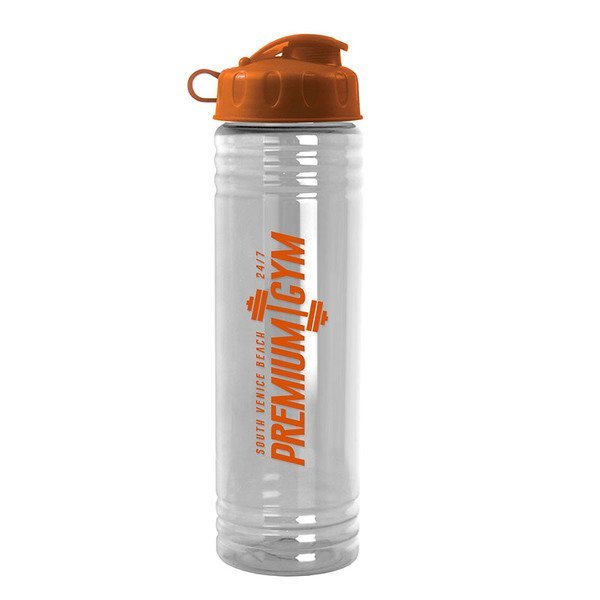 Slim Fit Water Bottle with Flip Lid, 24oz.