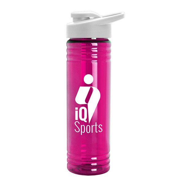 Slim Fit Water bottle with Drink-Thru Lid, 24oz.