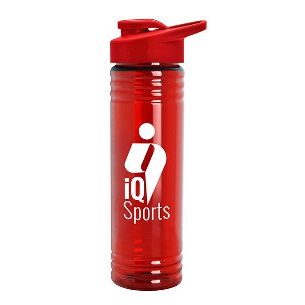 Slim Fit Water bottle with Drink-Thru Lid, 24oz.