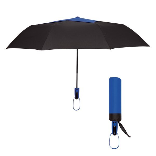 Telescopic Diamond Top Vented Umbrella, 44" Arc