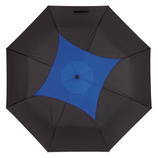 Telescopic Diamond Top Vented Umbrella, 44" Arc