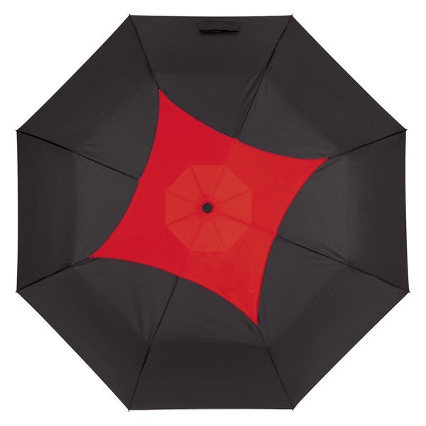 Telescopic Diamond Top Vented Umbrella, 44" Arc