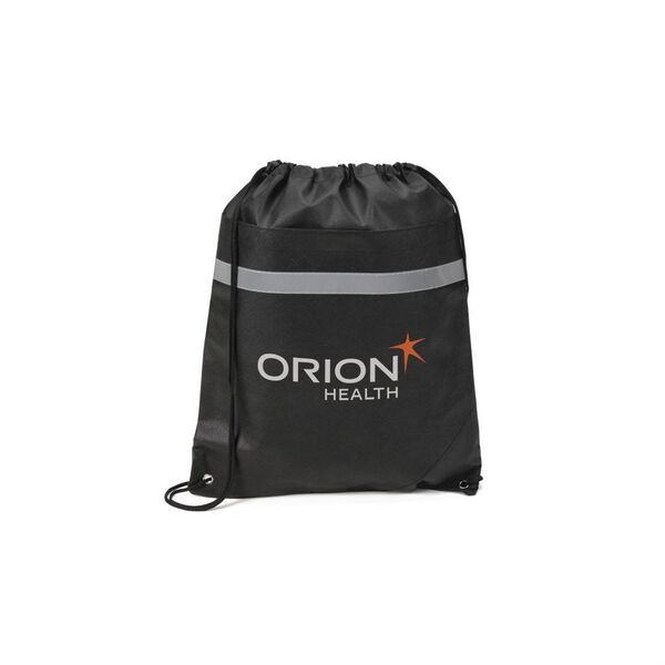 Trailblazer Reflective Non Woven Cinch Bag