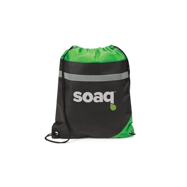 Trailblazer Reflective Non Woven Cinch Bag