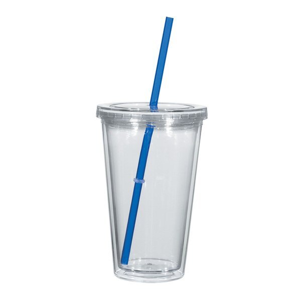 Double Wall Tumbler w/ Gum, 16oz.