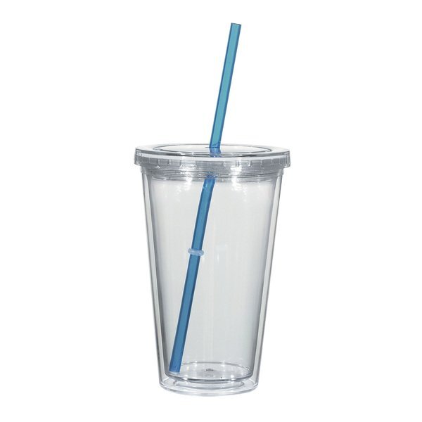 Double Wall Tumbler w/ Gum, 16oz.