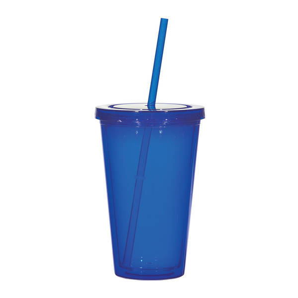 Double Wall Tumbler w/ Jolly Ranchers, 16oz.