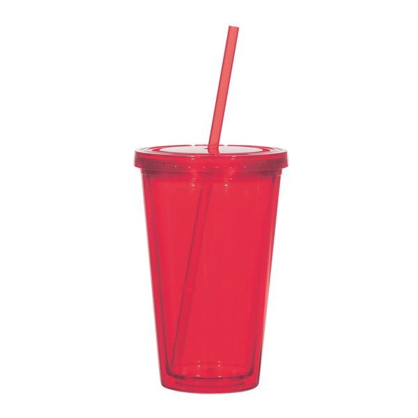 Double Wall Tumbler w/ Jolly Ranchers, 16oz.