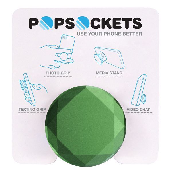 Diamond Aluminum PopSocket® Mobile Device Grip & Stand