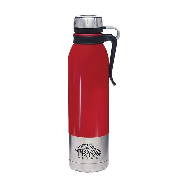 Clip-On Stainless Steel Vacuum Bottle, 25oz.