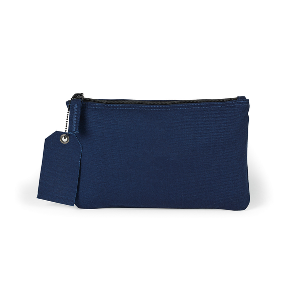Avery Cotton Zippered Travel Pouch