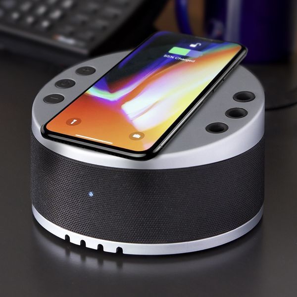 LYNQ Multifunction Wireless Charging Pad, Speaker & Desk Hub