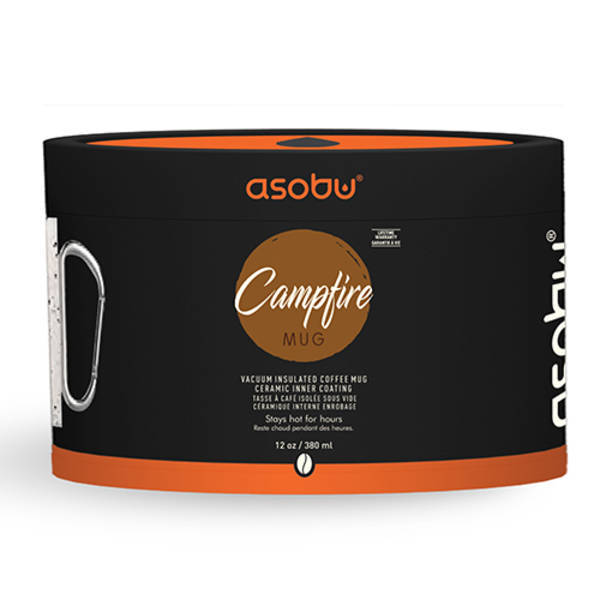 Asobu® Campfire Stainless Steel Carabiner Mug, 12oz.