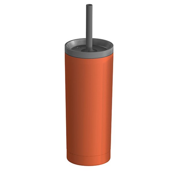 Asobu® Superb Sippy Copper Lined Stainless Steel Tumbler & Silicone Straw, 20oz.