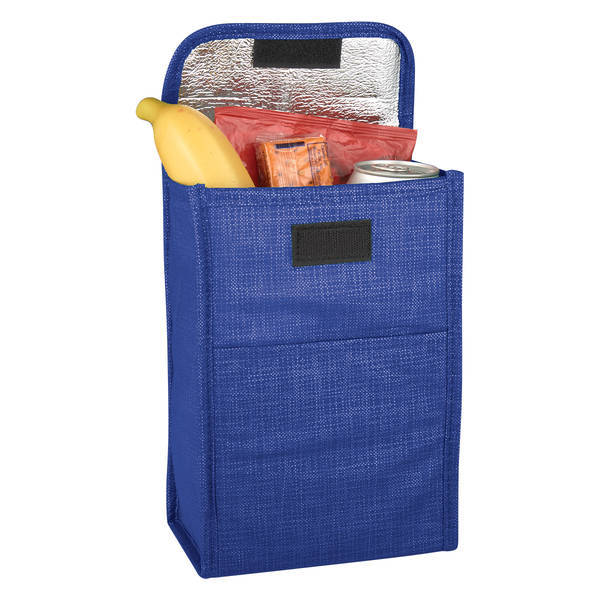 Crosshatch Non-Woven Lunch Bag