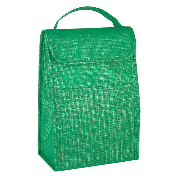 Crosshatch Non-Woven Lunch Bag