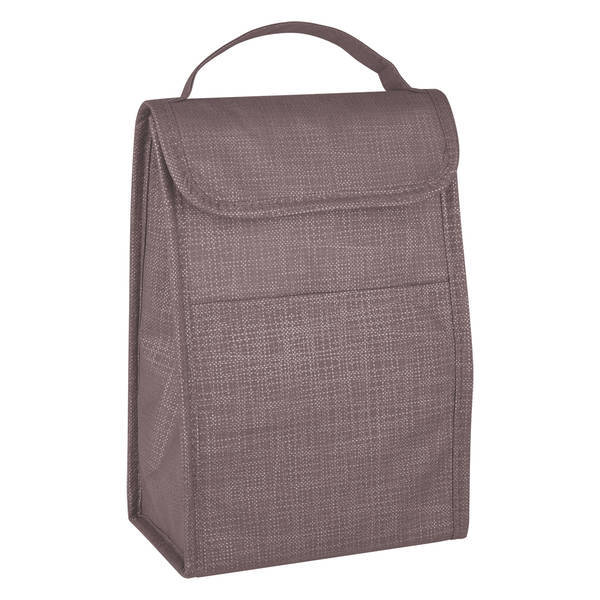 Crosshatch Non-Woven Lunch Bag