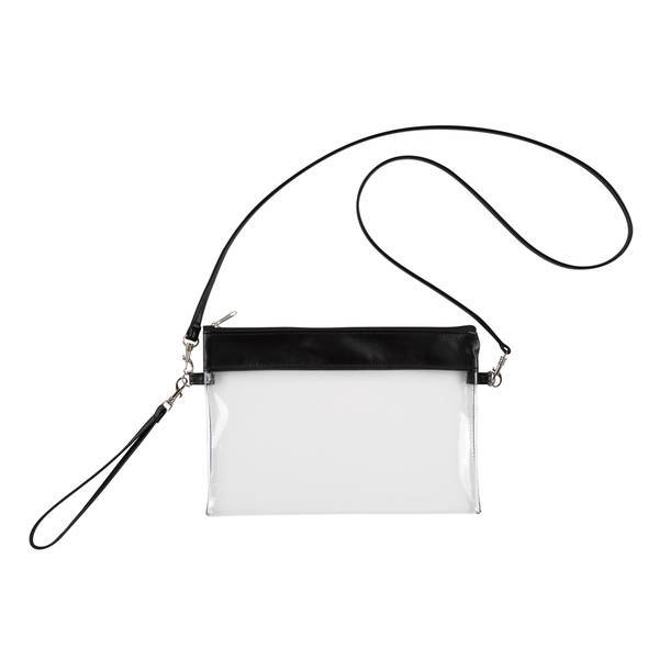 Game Day Clear PVC Wristlet Pouch