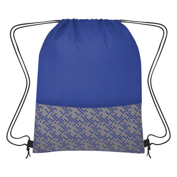 Bitmap Polyester Drawstring Backpack