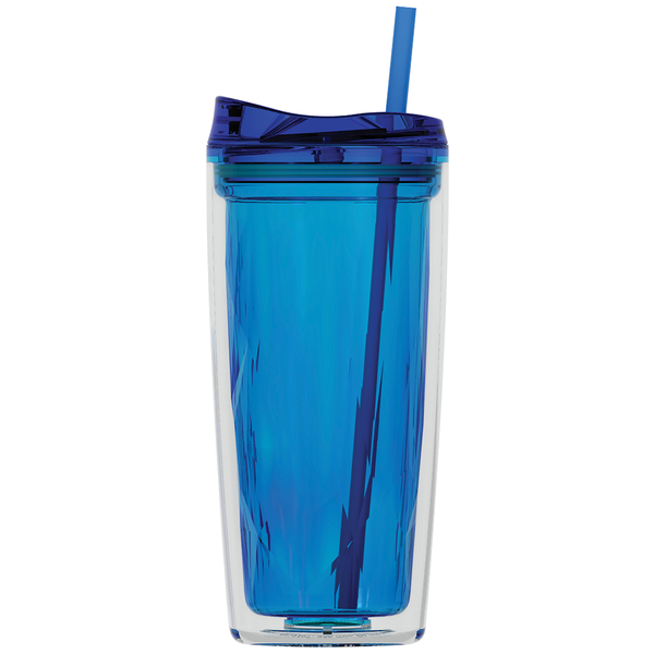 Promotional Geo 16 oz Double Wall Acrylic Tumbler - Clear $5.44