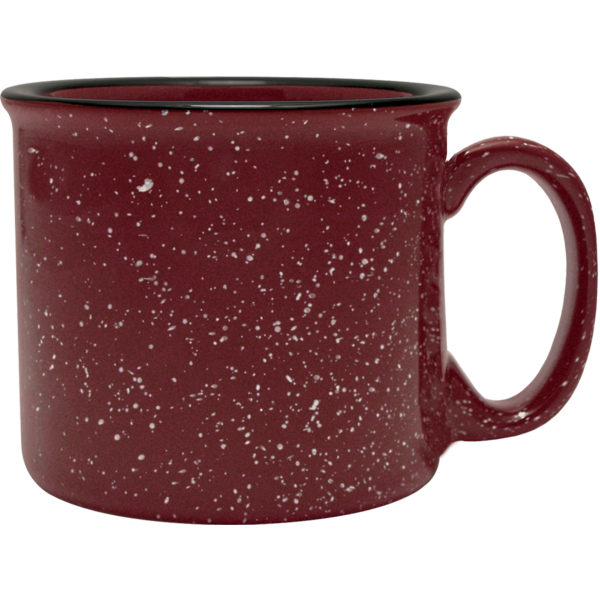 Speckled Ceramic Camper Mug, 14oz.