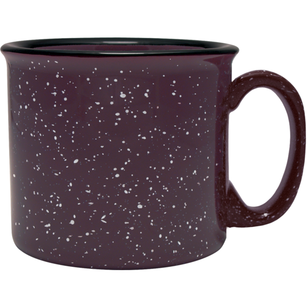 Speckled Ceramic Camper Mug, 14oz.