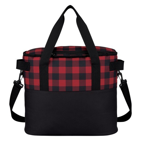 Northwoods Polyester Plaid Cooler Bag