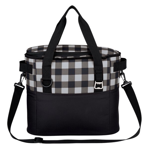 Northwoods Polyester Plaid Cooler Bag