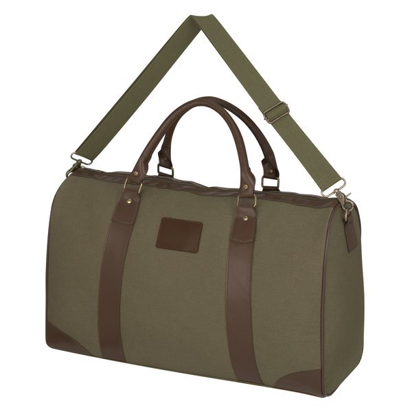 Safari Weekender Cotton Canvas Duffel Bag