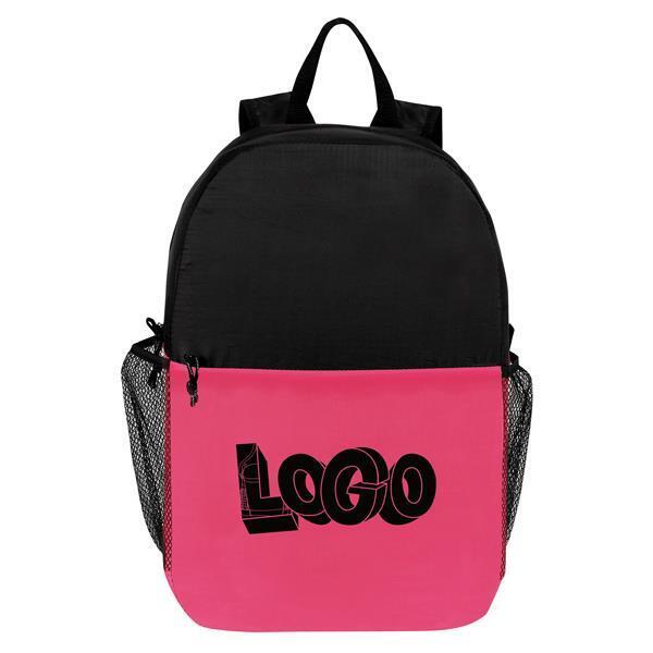 Two-Tone Pack-N-Go Lightweight Backpack