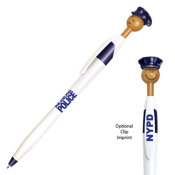 Police Officer Smiley Pen