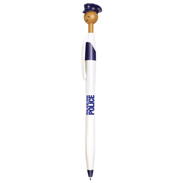 Police Officer Smiley Pen