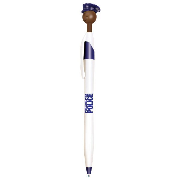 Police Officer Smiley Pen