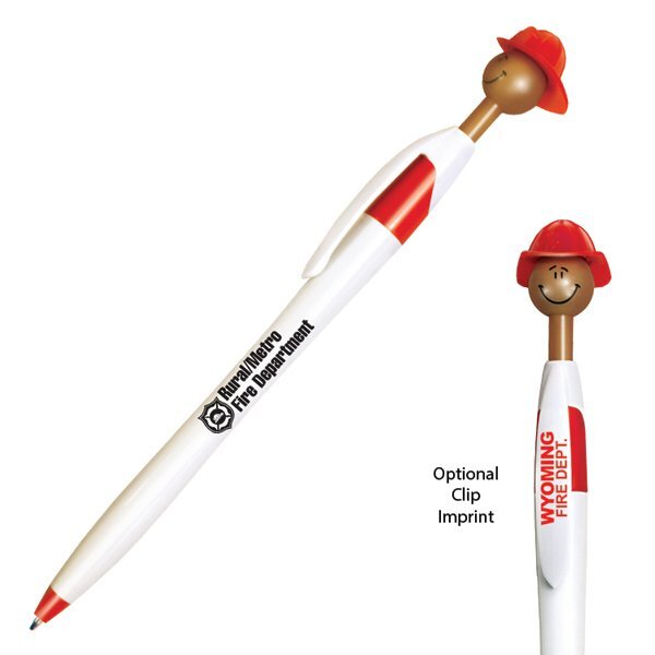 Fireman Hat Smiley Pen