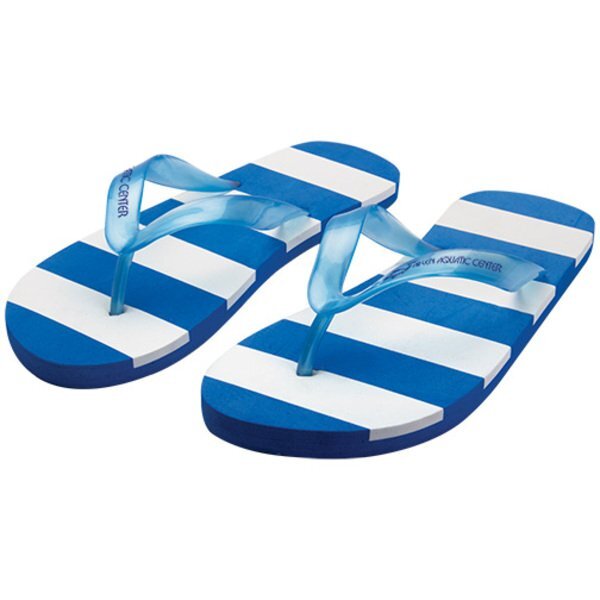 Striped Flip Flops, Adult