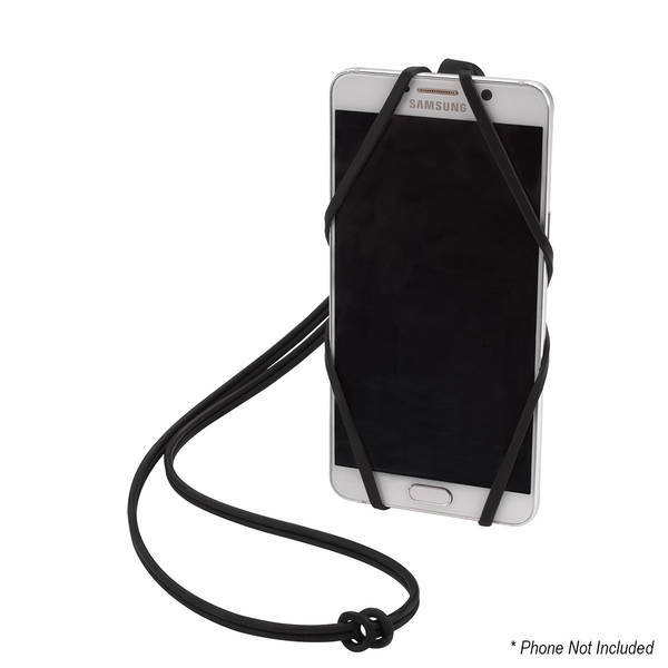 Silicone Lanyard w/ Phone Holder & Wallet
