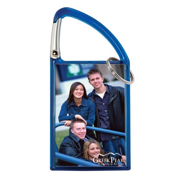 Carabiner Photo Snap-In Keytag