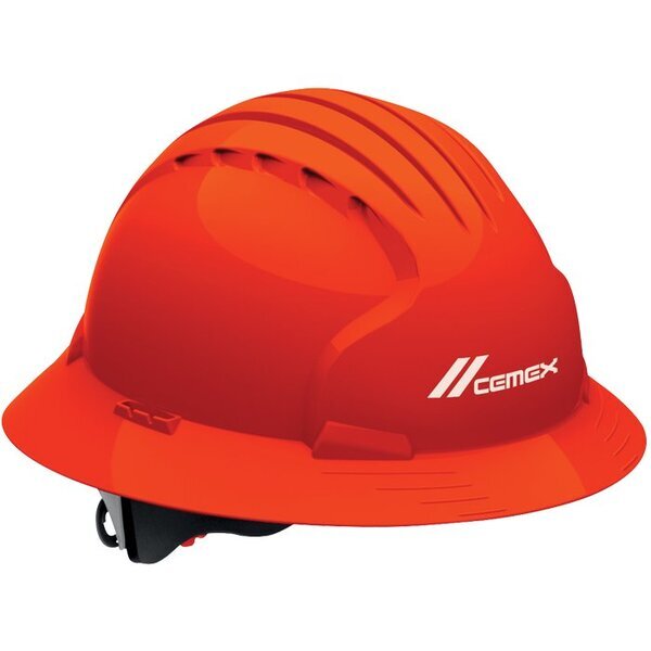 Evolution 6161 Full Brim Hi-Vis Hard Hat