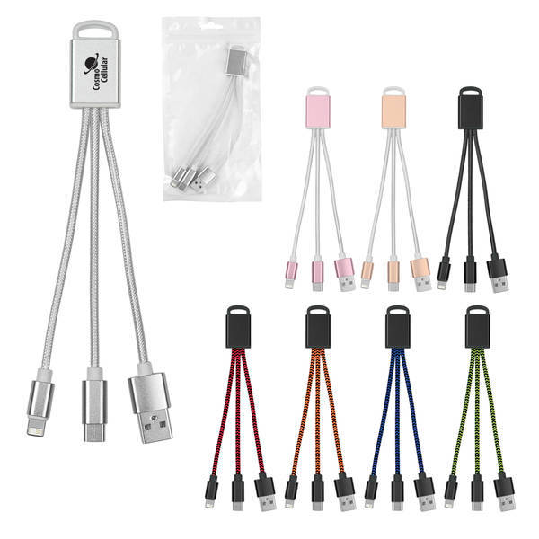 Braided 3-in-1 Charging Buddy